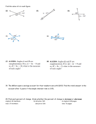 Math 8 - Classify Angles Worksheet, Page 2
