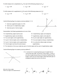 Math 8 - Classify Angles Worksheet, Page 3
