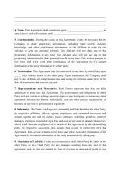 Referral Agreement Template, Page 2