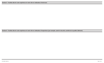 Forme 016-0289F Demande D&#039;emploi - Mines - Ontario, Canada (French), Page 7