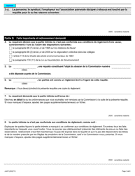 Forme A-43 Requete Relative Au Defaut De Se Conformer Aux Conditions De Reglement - Ontario, Canada (French), Page 3