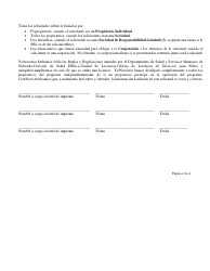 Solicitud De Licencia De Centro Solo Para Escolares - Nebraska (Spanish), Page 6