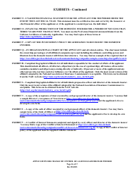 Application for Change of Control of a Louisiana Domiciled Insurer - Louisiana, Page 14
