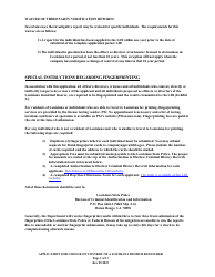 Application for Change of Control of a Louisiana Domiciled Insurer - Louisiana, Page 3