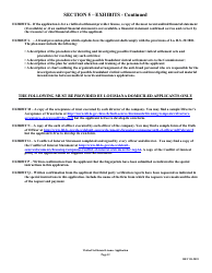 Application for Viatical Settlement License - Louisiana, Page 12