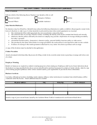 Application for New or Renewal Rental Car Limited License - Louisiana, Page 3