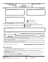 Form DC104 Summons - Landlord-Tenant/Land Contract - Michigan, Page 2