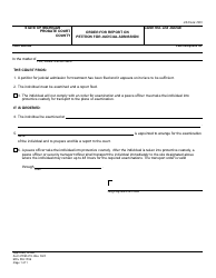 Document preview: Form PCM215 Order for Report on Petition for Judicial Admission - Michigan