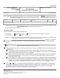 Document preview: Form PCM219 Second Order for Mental Health Treatment - Michigan