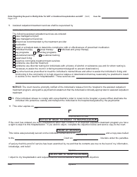 Form PCM217A Order Regarding Request to Modify Order for Assisted Outpatient Treatment or Combined Hospitalization and Assisted Outpatient Treatment - Michigan, Page 2