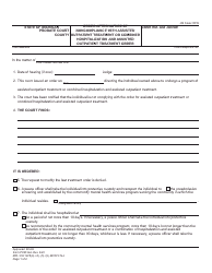 Form PCM244 Order After Notice of Noncompliance With Assisted Outpatient Treatment or Combined Hospitalization and Assisted Outpatient Treatment Order - Michigan