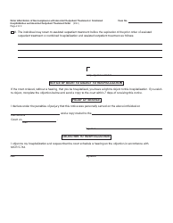 Form PCM244 Order After Notice of Noncompliance With Assisted Outpatient Treatment or Combined Hospitalization and Assisted Outpatient Treatment Order - Michigan, Page 2