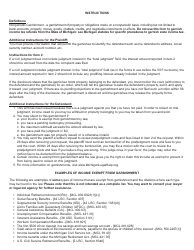 Form MC13 Request and Writ for Garnishment (Nonperiodic) - Michigan, Page 3