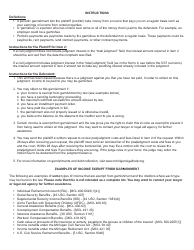 Form MC12 Request and Writ for Garnishment (Periodic) - Michigan, Page 3
