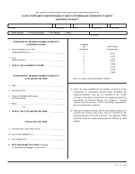 Document preview: Form 2596-EE TANF Stepparent/Responsible Parent/Temporary Resident Parent Deeming Budget - Nevada