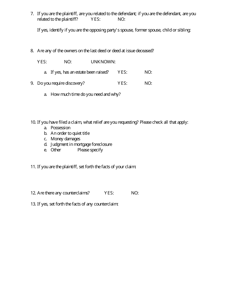 Form 01-105 Case Management Conference Memorandum - Philadelphia County, Pennsylvania, Page 9