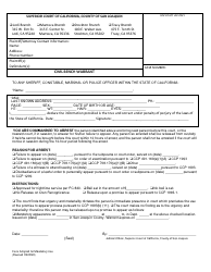 Document preview: Form Sup. Ct.2 Civil Bench Warrant - County of San Joaquin, California