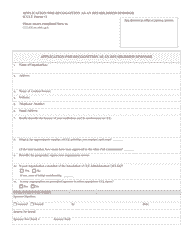 Document preview: CCLE Form 7 Application for Recognition as an Established Sponsor - Ohio