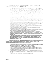 Application for Military Legal Assistance Attorney Registration - Ohio, Page 2
