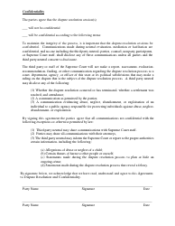 Agreement to Dispute Resolution and Confidentiality - Ohio, Page 2