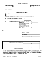 Form 700-00056PE Summary of Account - Vermont, Page 4