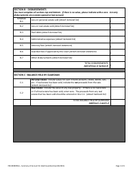 Form 700-00089PAG Summary of Account for Adult Guardianship - Vermont, Page 2