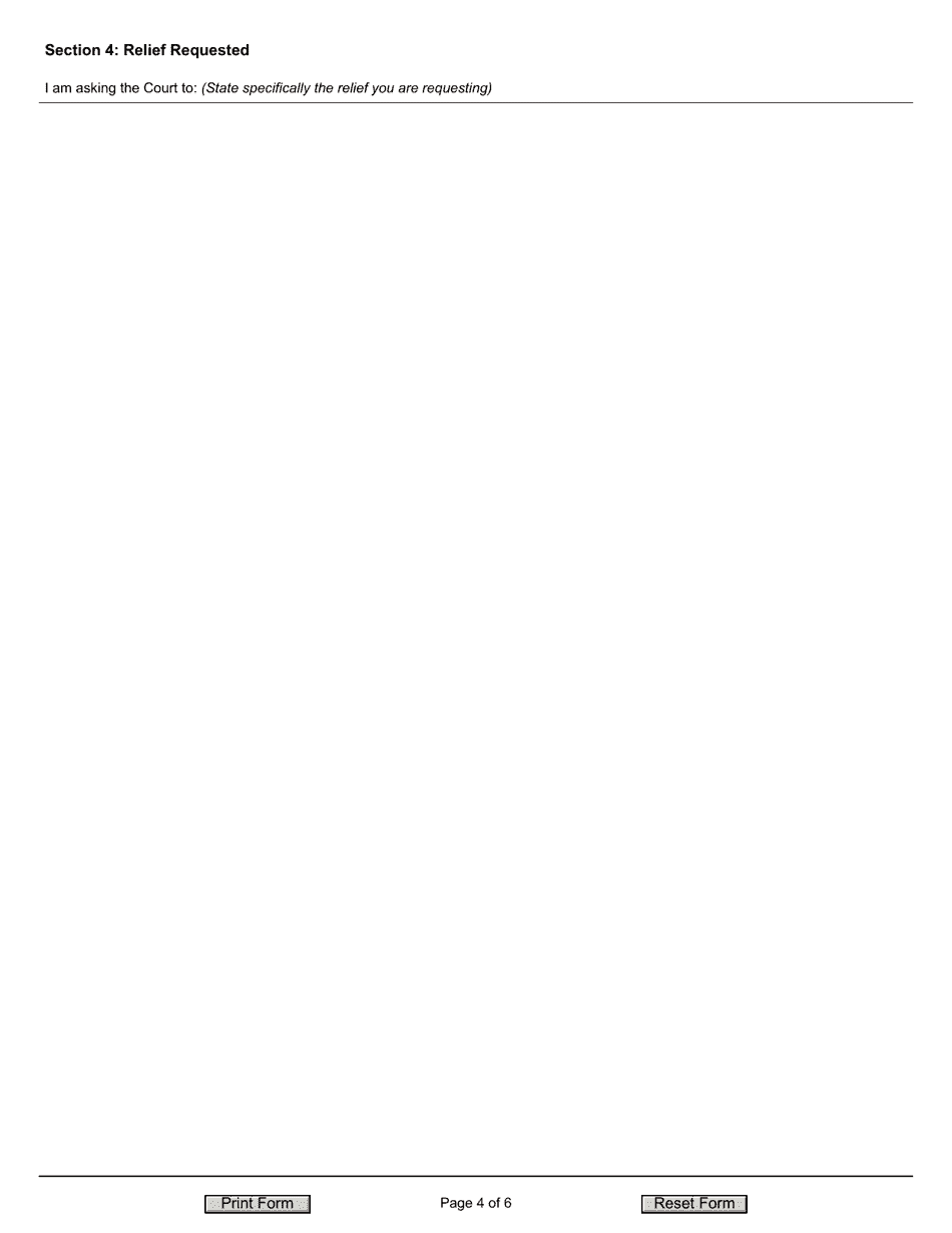 Form JD-CV-177 Petition for Writ of Habeas Corpus - Disciplinary Action - Connecticut, Page 4