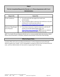 Instructions for Form OTH1002 Request for Remote or in-Person Appearance - Minnesota, Page 5