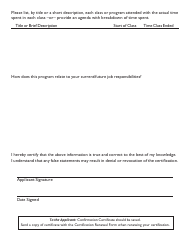 Request Form for Contact Hours Approval - Oklahoma, Page 2