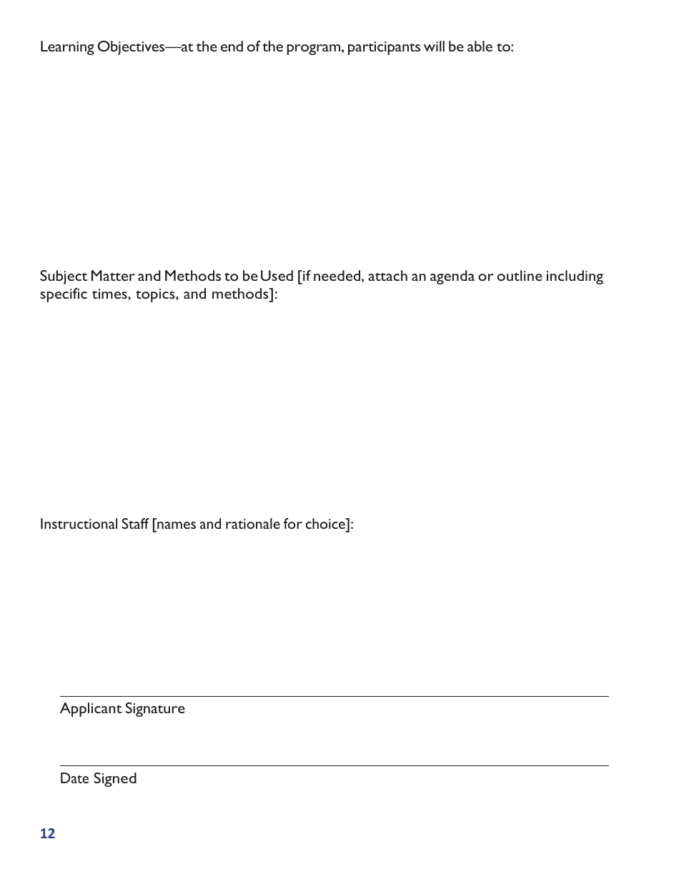 Program Application Form - Oklahoma, Page 2
