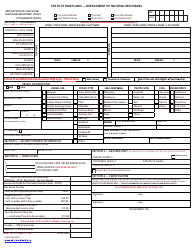 DNR Form B-240 Boat Registration Form - Maryland