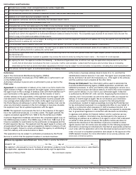 PS Form 1583 Application for Delivery of Mail Through Agent, Page 2