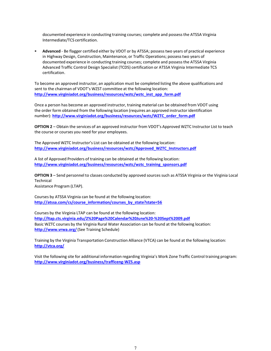Form LUP-RWZU Land Use Permit - Regional Permit - Work Zone Traffic Control for Utility Work Located off Right-Of-Way - Virginia, Page 7