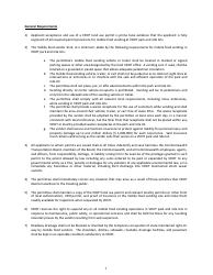 Form LUP-CFV Land Use Permit - Mobile Food Vending in Commuter Lots (Nova District - Planning District Eight Only) - Virginia, Page 3