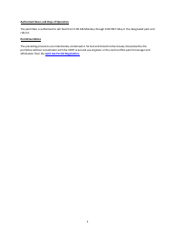 Form LUP-CFV Land Use Permit - Mobile Food Vending in Commuter Lots (Nova District - Planning District Eight Only) - Virginia, Page 4