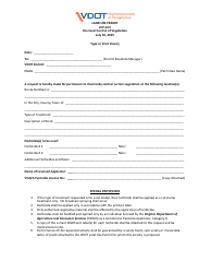 Document preview: Form LUP-CCV Land Use Permit - Chemical Control - Vegetation - Virginia