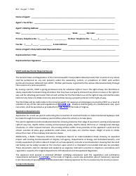 Form LUP-SUSCF Land Use Permit - Single-Use Permit - Wireless Small Cell Facilities (Co-location) - Virginia, Page 2