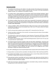 Form LUP-SPG Land Use Permit - Special Provisions - General - Virginia, Page 4
