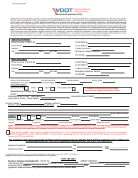 Document preview: Form LUP-A Land Use Permit Application - Virginia