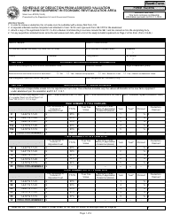 State Form 57204 (102-ERA) Schedule of Deduction From Assessed Valuation New Farm Equipment in Economic Revitalization Area - Indiana