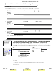Form DV-SU113.6 Summons Petition for Dissolution of Marriage/Civil Union - Illinois, Page 4
