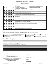 Form CHD012 Assessment - San Bernardino County, California, Page 4