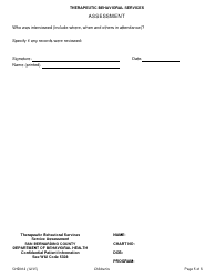 Form CHD012 Assessment - San Bernardino County, California, Page 5