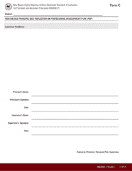 Form C New Mexico Highly Objective Uniform Statewide Standard of Evaluation for Principals and Assistant Principals (Housse-P) - New Mexico, Page 2