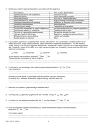 Form DCF-F-126 Mental Health Report - Wisconsin, Page 2