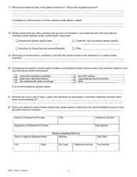 Form DCF-F-126 Mental Health Report - Wisconsin, Page 5