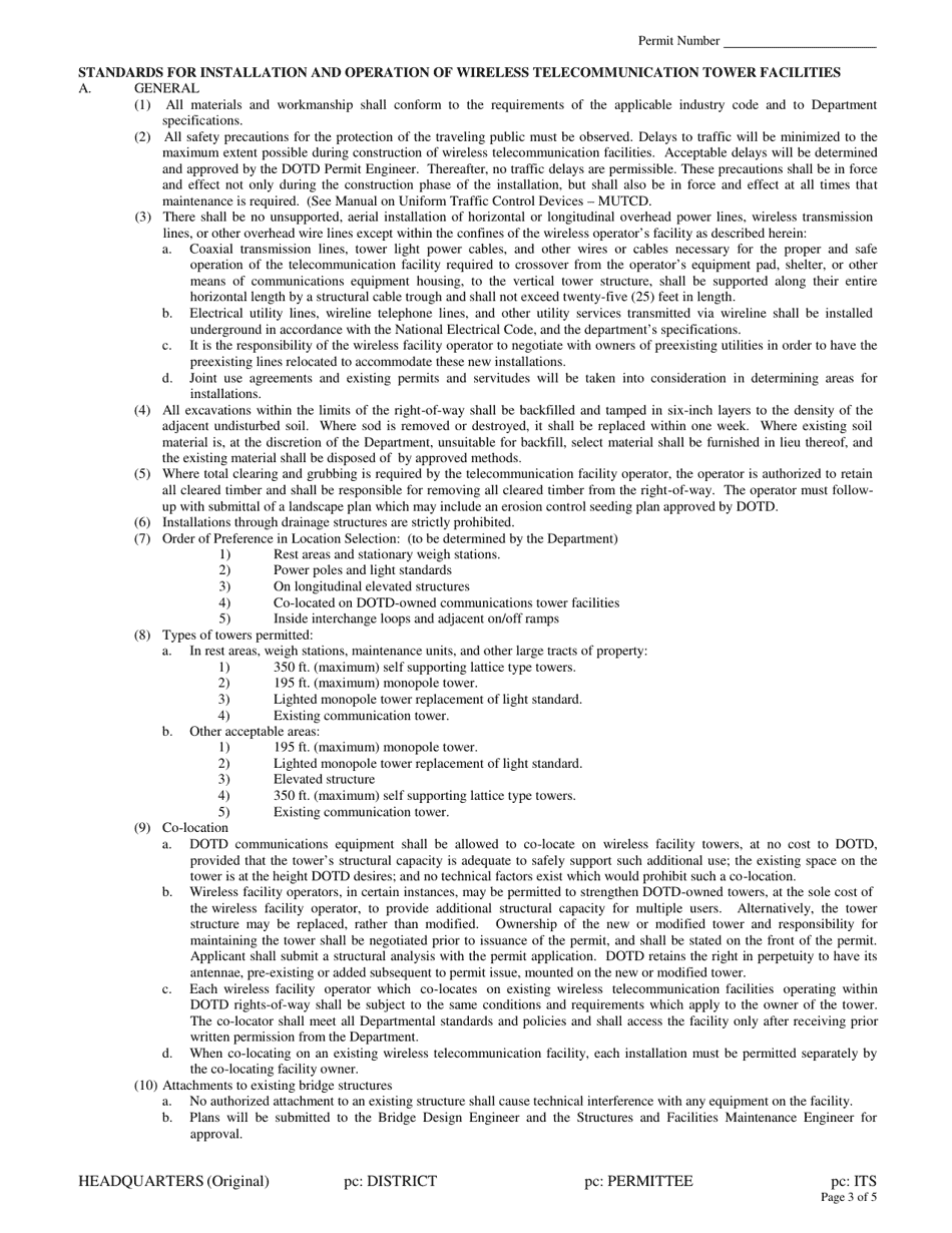 Wireless Permit - Louisiana, Page 3