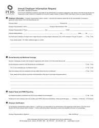 Document preview: Form AEIR Annual Employer Information Request - Mississippi