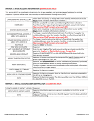 Instructions for Supplier (Vendor) Change Request Form - Georgia (United States), Page 4