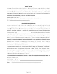 Rising Kindergarten Registration Form - Summer Transition Program - Georgia (United States), Page 3